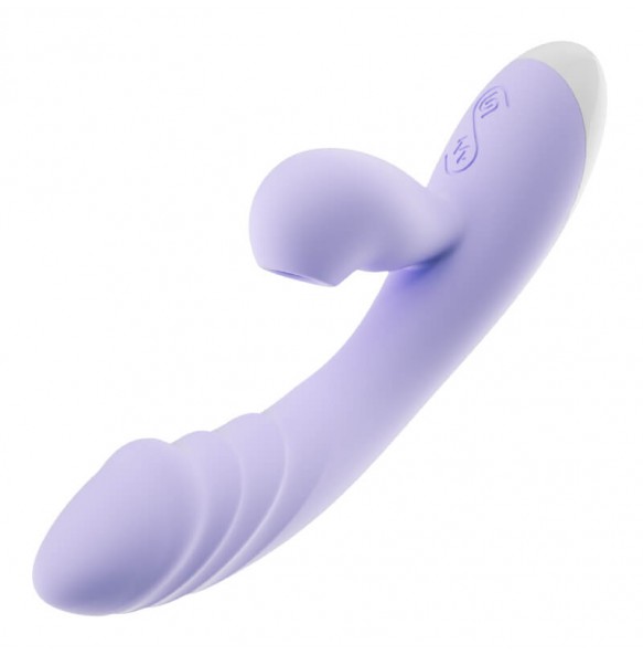 MizzZee - MystiPleasure Suction Vibrator (Chargeable - Purple)